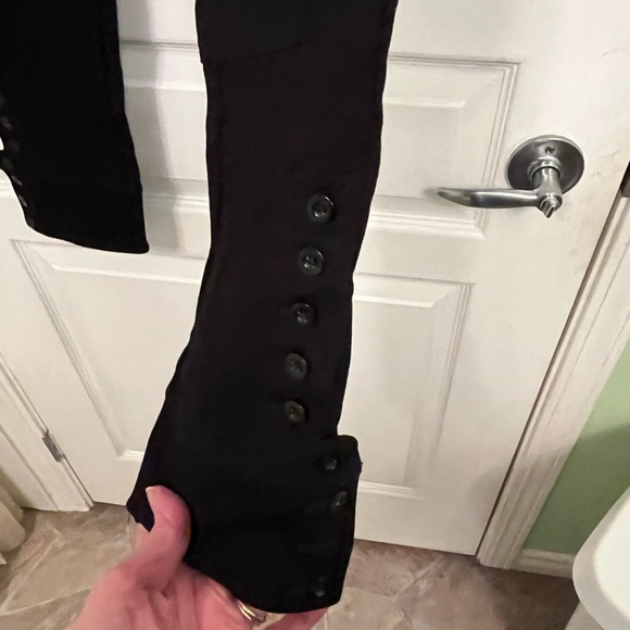 Marc by Marc Jacobs Women’s Black Rayon Blend Jeggings With Many Details Size 6 - Picture 3 of 11